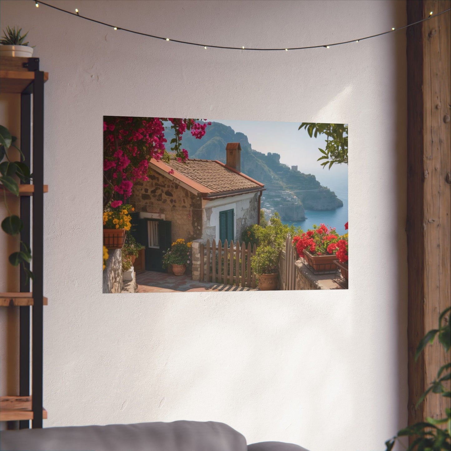 Digital download Ocean Amalfi Coast Poster