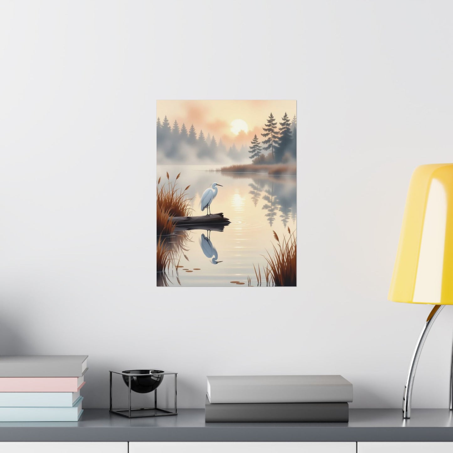 Vertical Posters - Nature-Inspired Tranquil Landscape Art Wall Decor