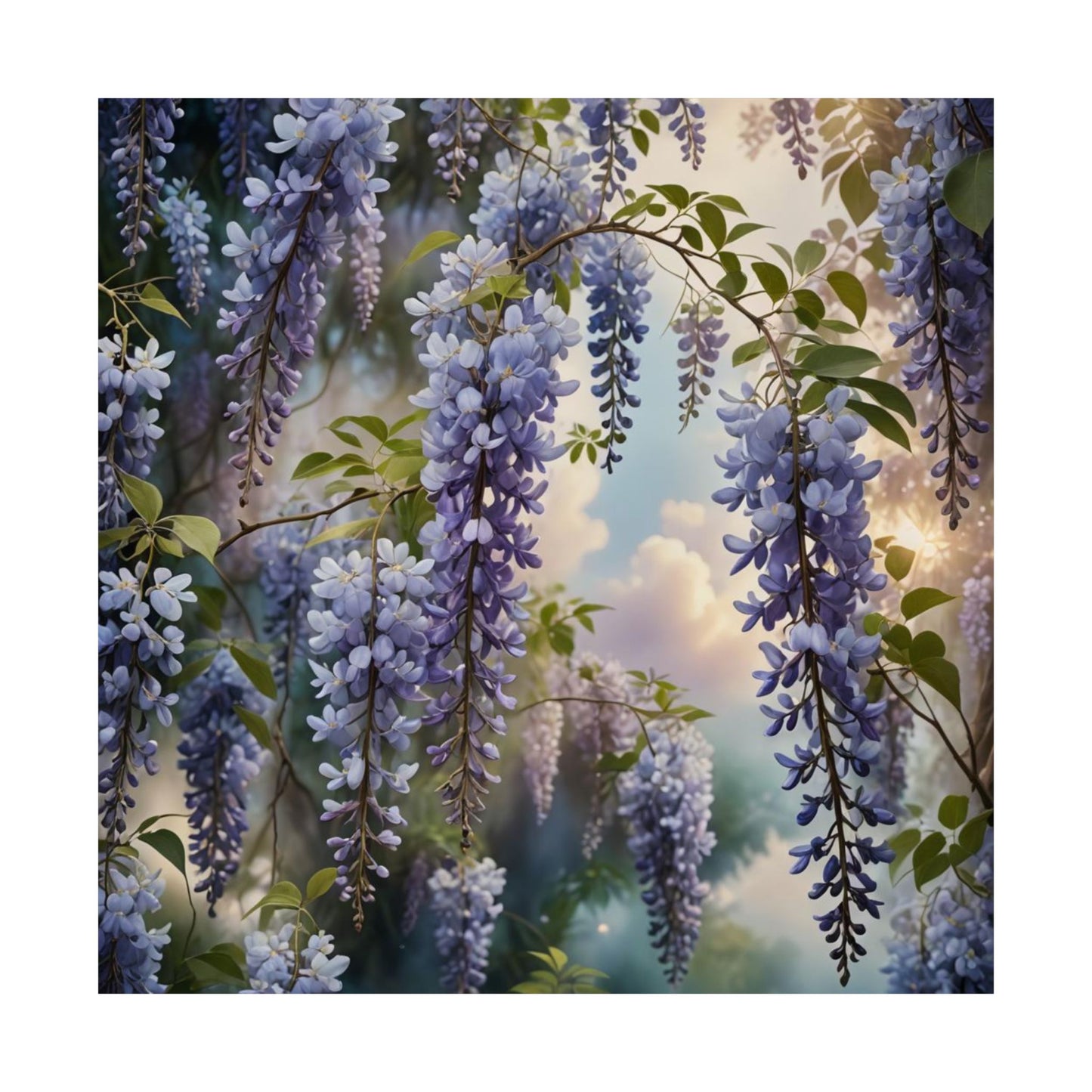 Digital download Botanical Posters Wisteria
