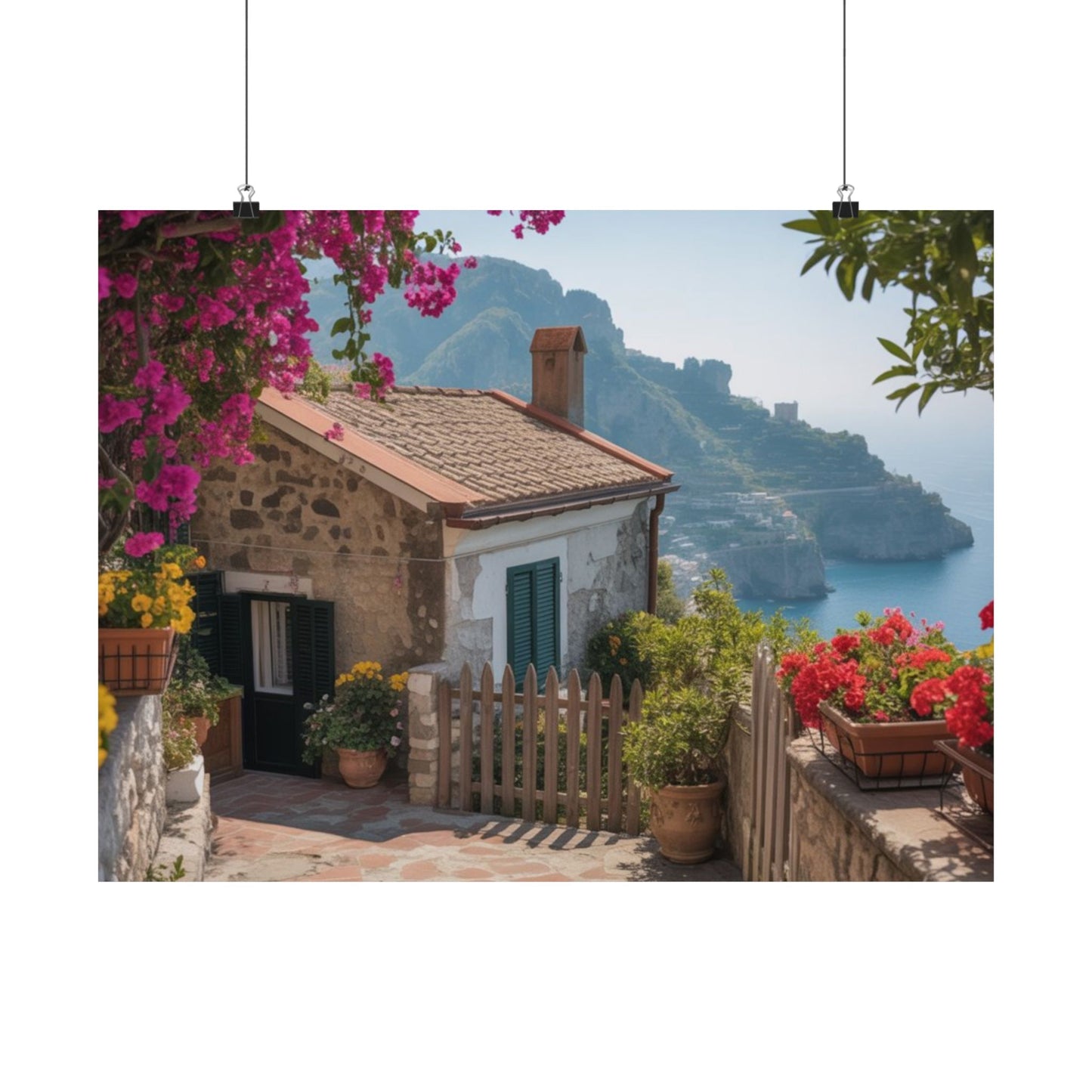 Ocean Amalfi Coast Poster