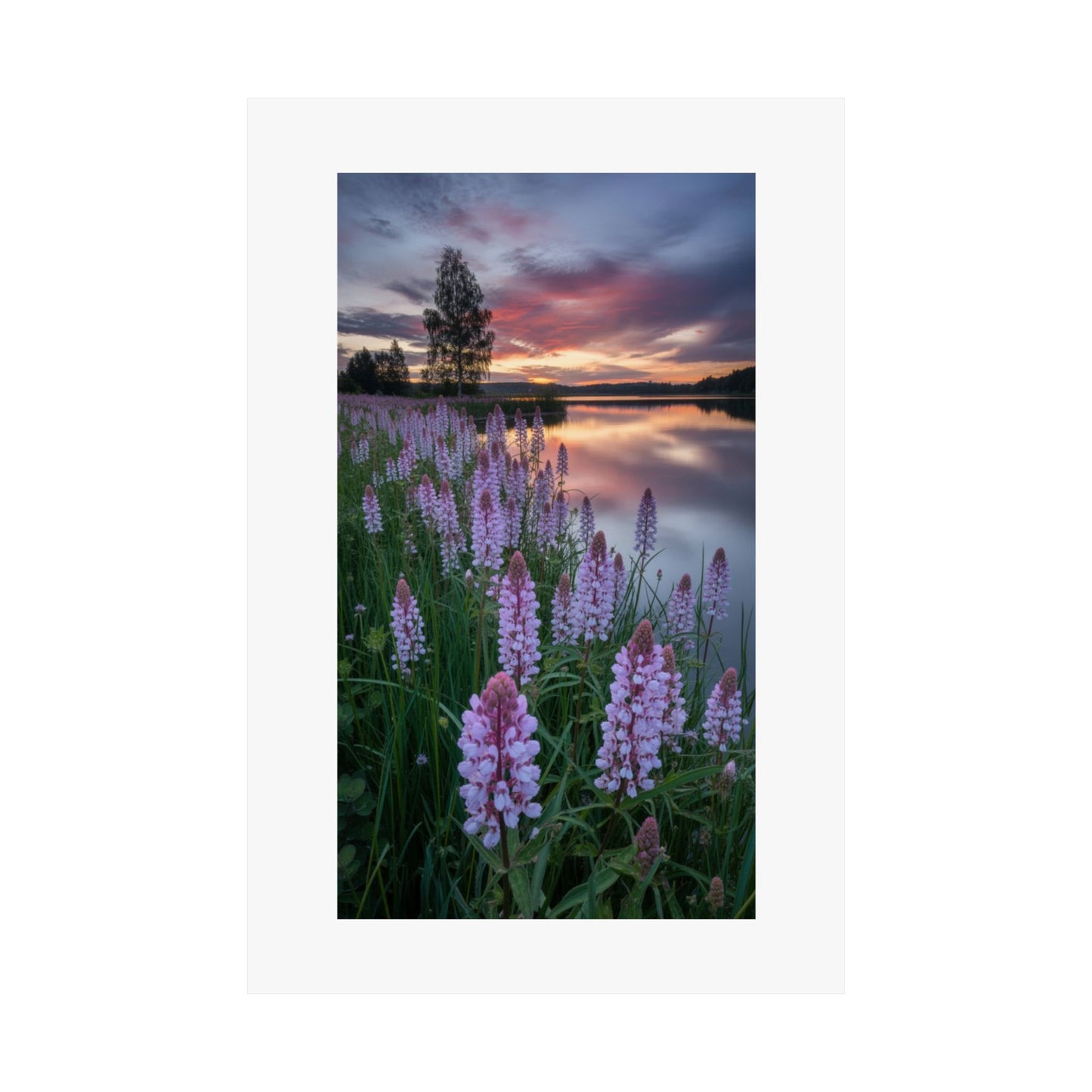 Digital download Vertical Poster - Landscape at Dawn