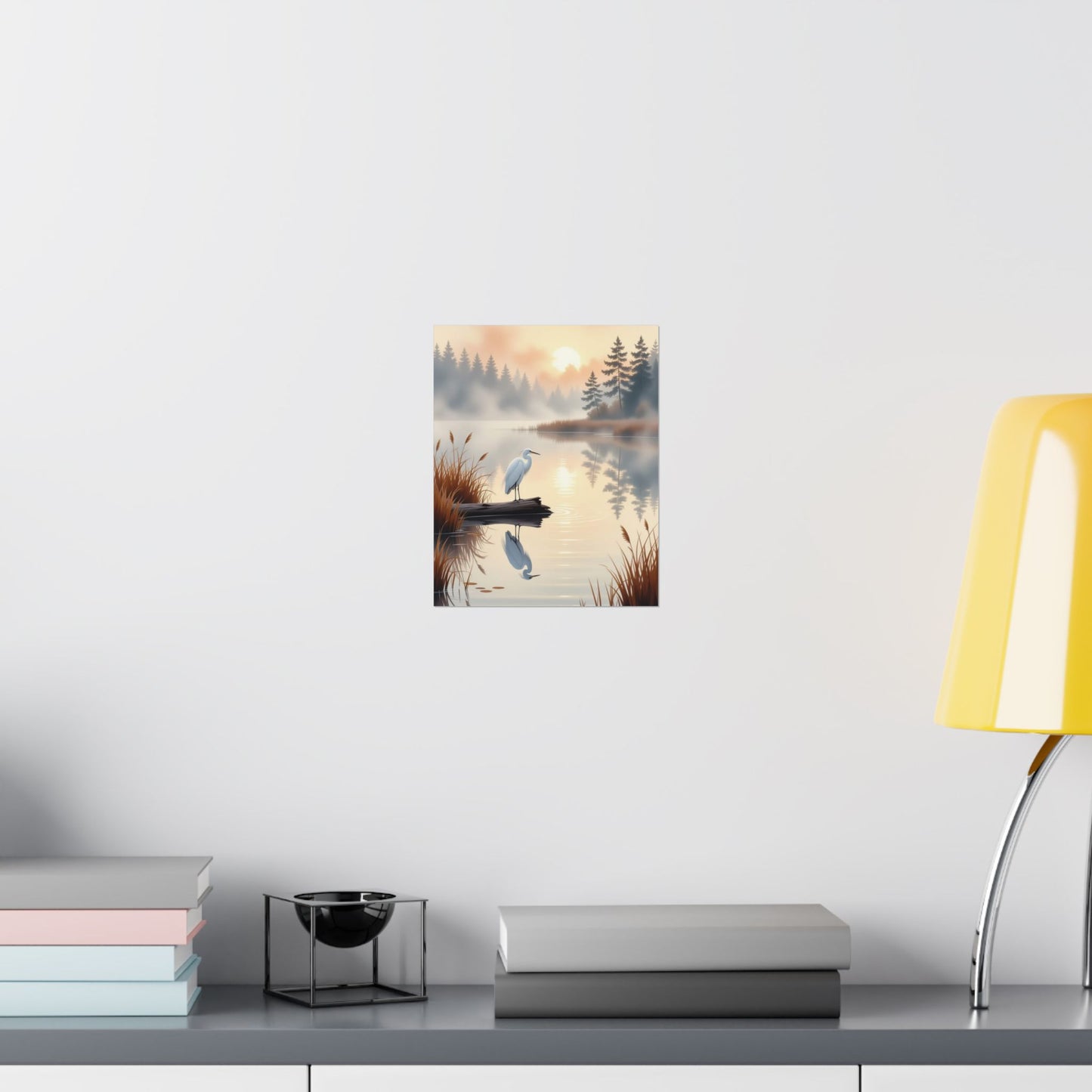 Vertical Posters - Nature-Inspired Tranquil Landscape Art Wall Decor