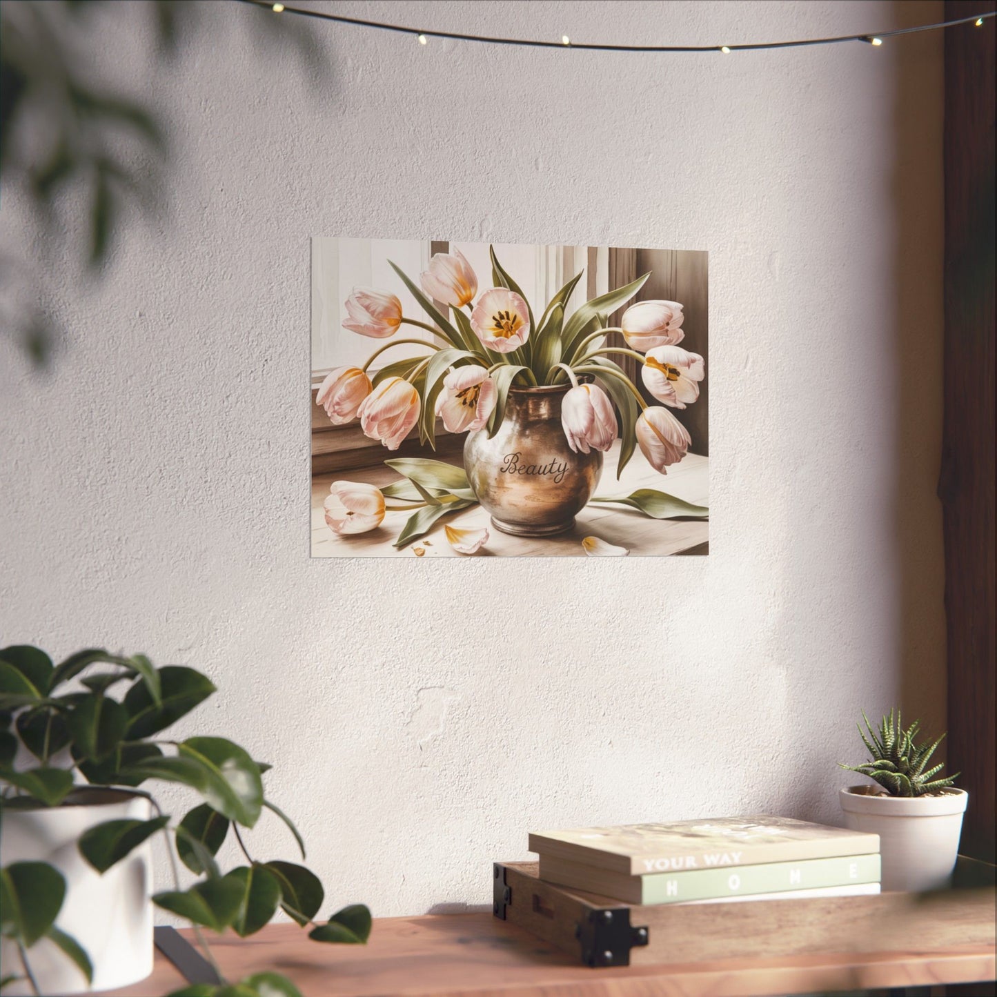 Digital download antique Tulips Poster