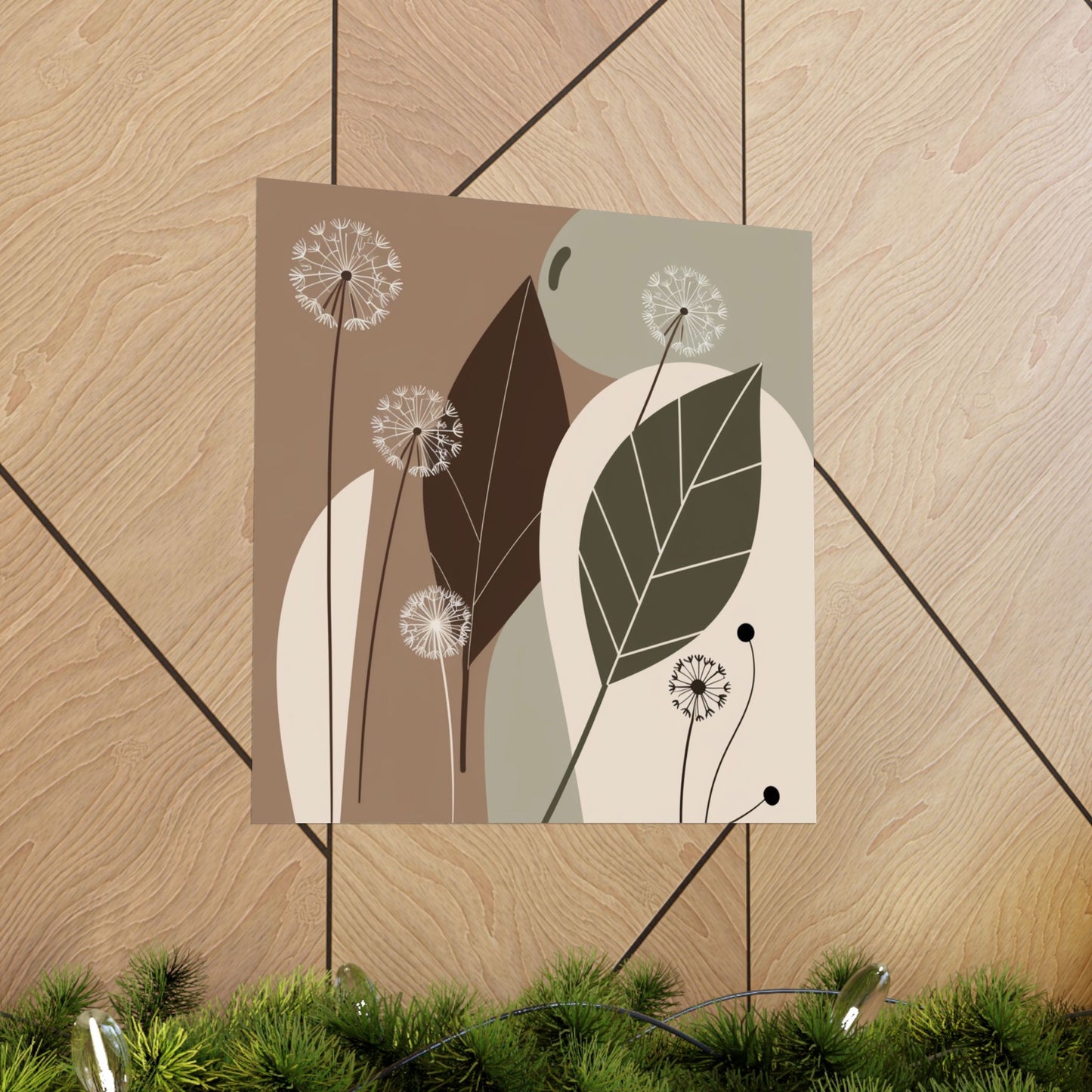 Láminas botánicas mate, decoración moderna para el hogar, arte mural minimalista, decoración ecológica, regalo para amantes de la naturaleza, arte mural bohemio.