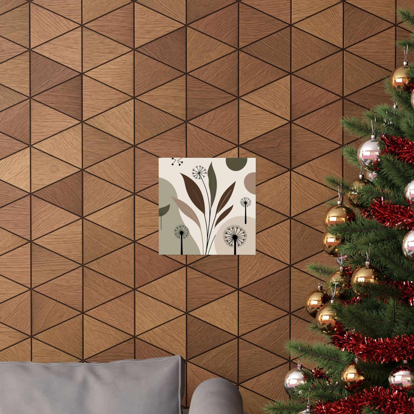 Póster mate, decoración de pared, ambiente natural, diseño de interiores modernos, estética bohemia, arte de pared bohemia, regalo para amantes de las plantas.