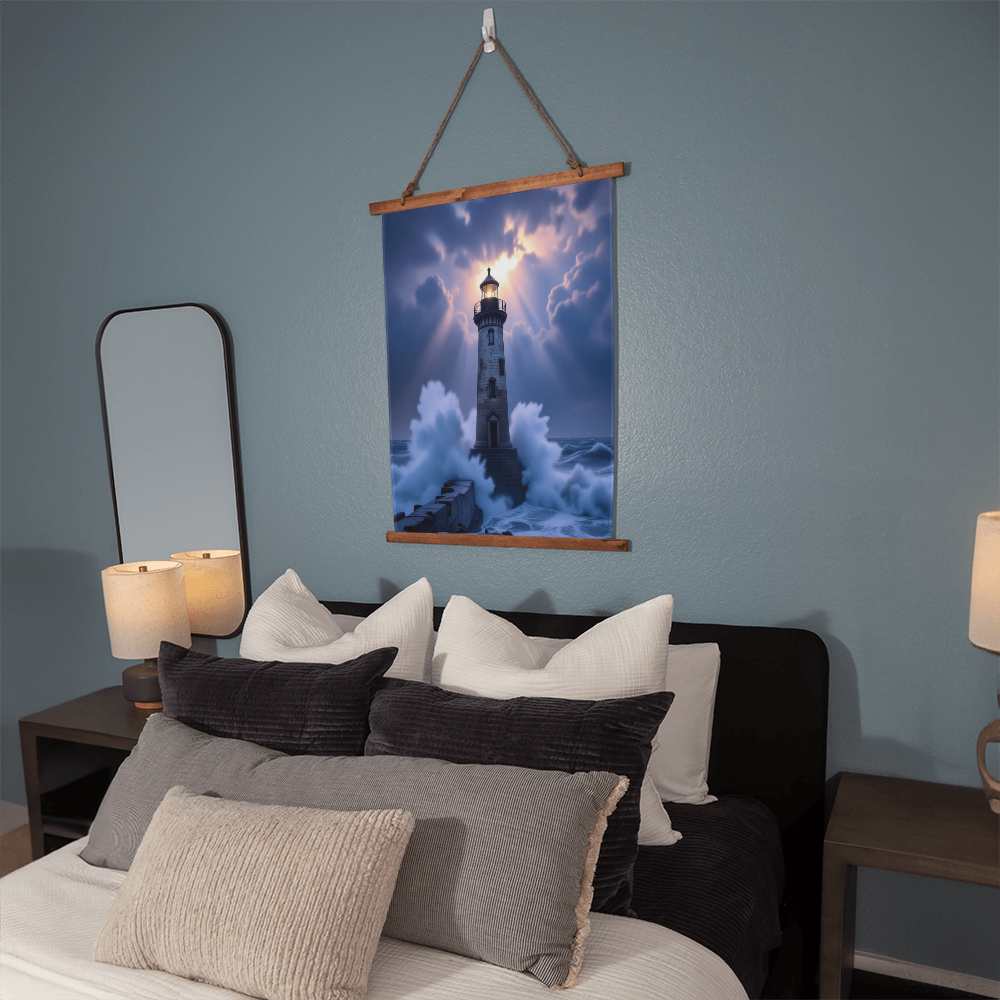 Lighthouse coastal art