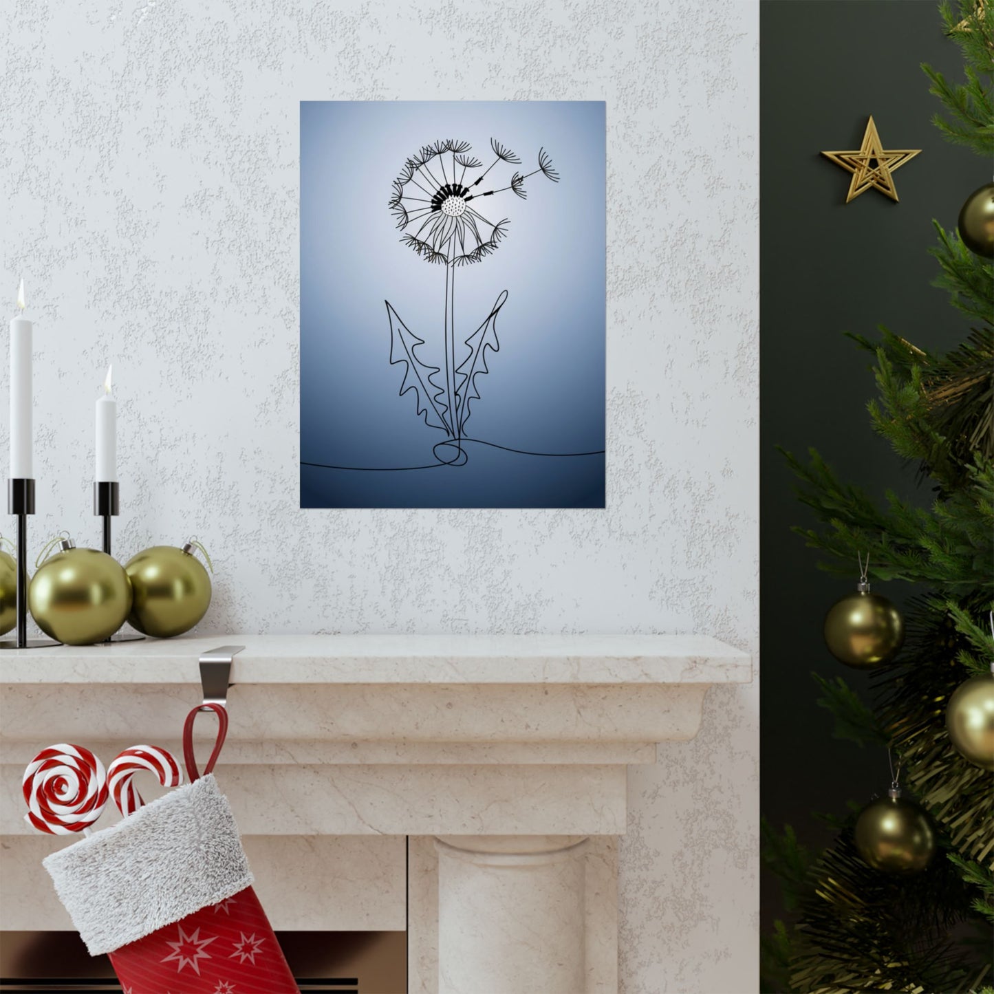 Vertical Poster Dandelion