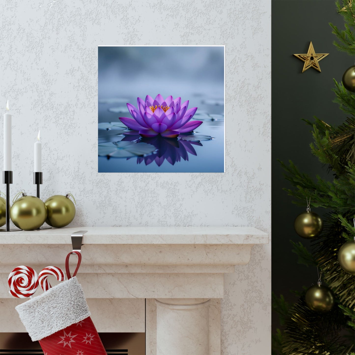 Póster Naturaleza Tranquila - Decoración floral para el hogar, arte mural, inspiración para la meditación, regalo para amantes de la naturaleza, decoración de oficina