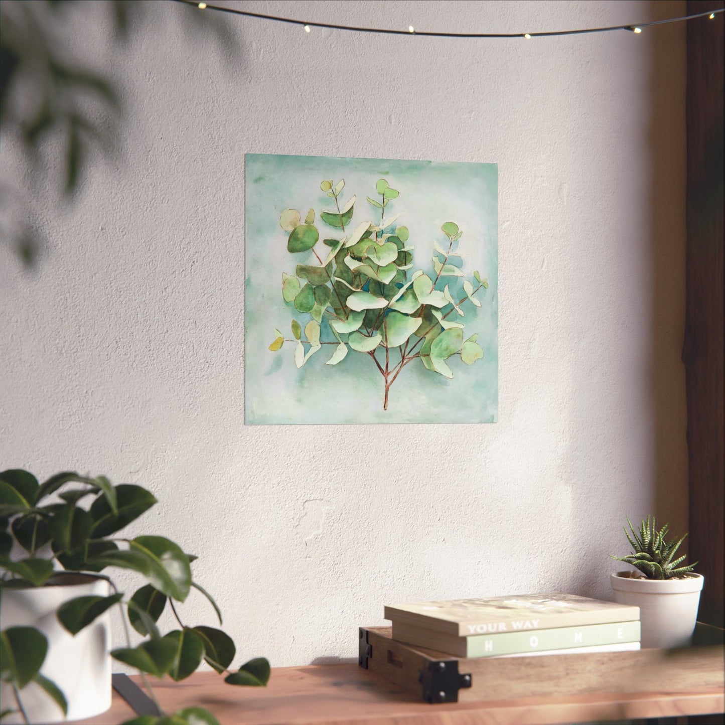 Digital download Eucalyptus Matte Vertical Poster, Botanical Wall Art, Greenery Home Decor, Nature Print, Gift for Plant Lovers