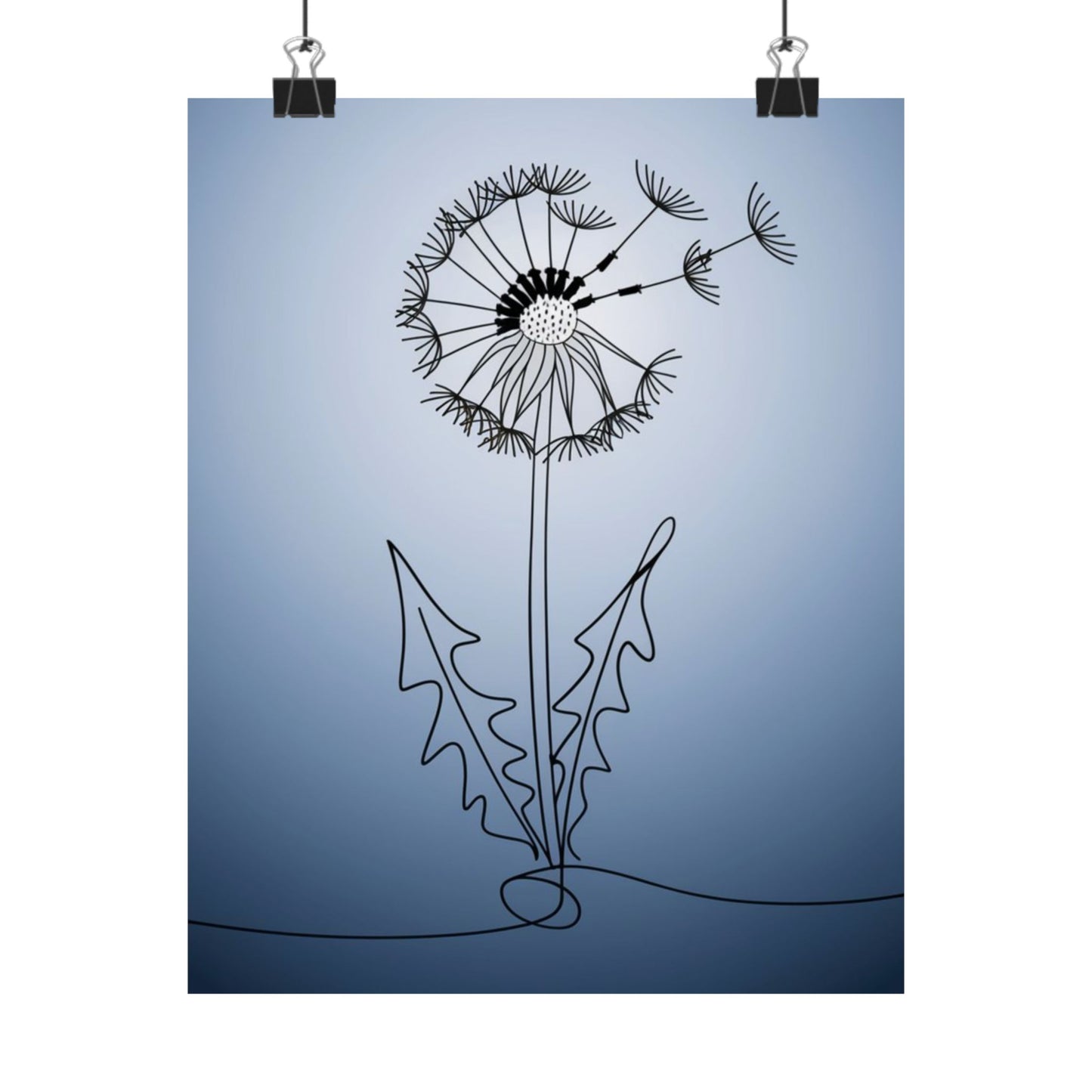 Vertical Poster Dandelion