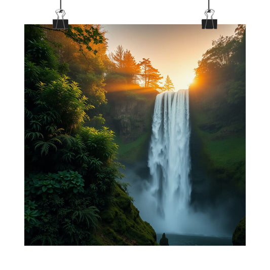 Affiches mates inspirées de la nature | Décoration murale pittoresque pour la maison, cadeau pour les amoureux de la nature, décoration rustique
