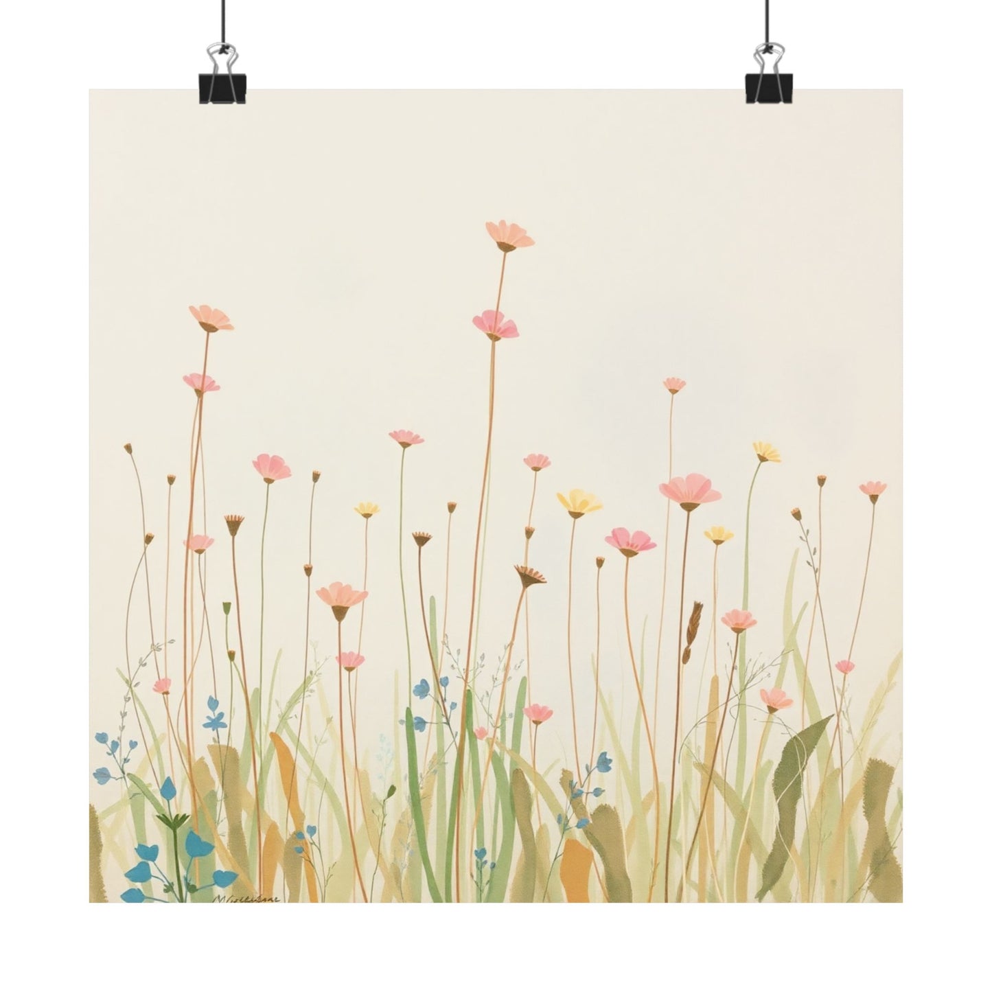 Digital download Floral Wall Art Print, Beautiful Matte Vertical Posters, Home Decor, Spring Decor, Gift for Her, Minimalist Unframed Art