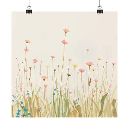 Digital download Floral Wall Art Print, Beautiful Matte Vertical Posters, Home Decor, Spring Decor, Gift for Her, Minimalist Unframed Art