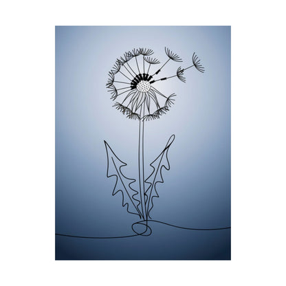 Vertical Poster Dandelion