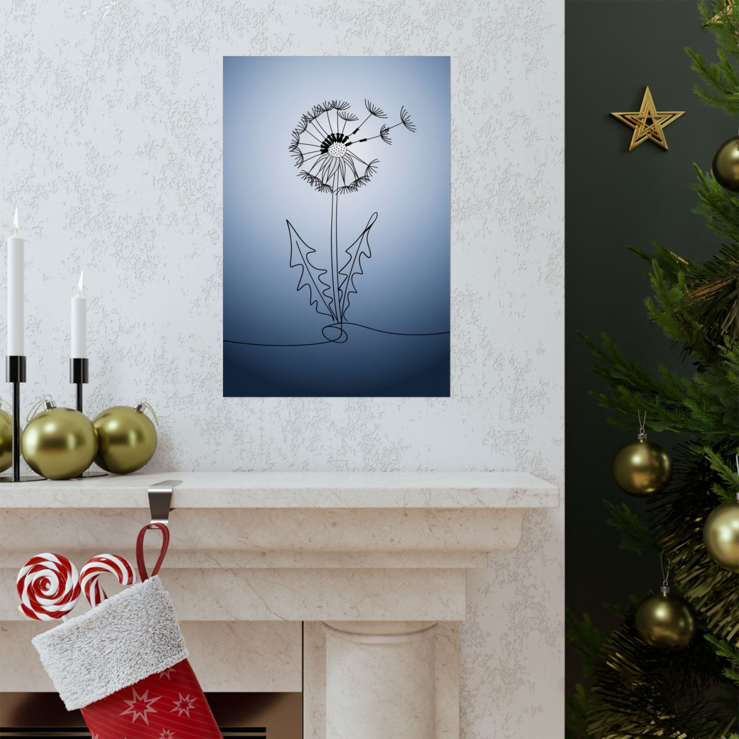 Vertical Poster Dandelion