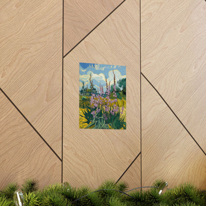 Impression d'art floral, décoration murale botanique, décoration d'intérieur élégante, inspiration nature, cadeau pour elle, décoration pour amateurs d'art, impressionnisme