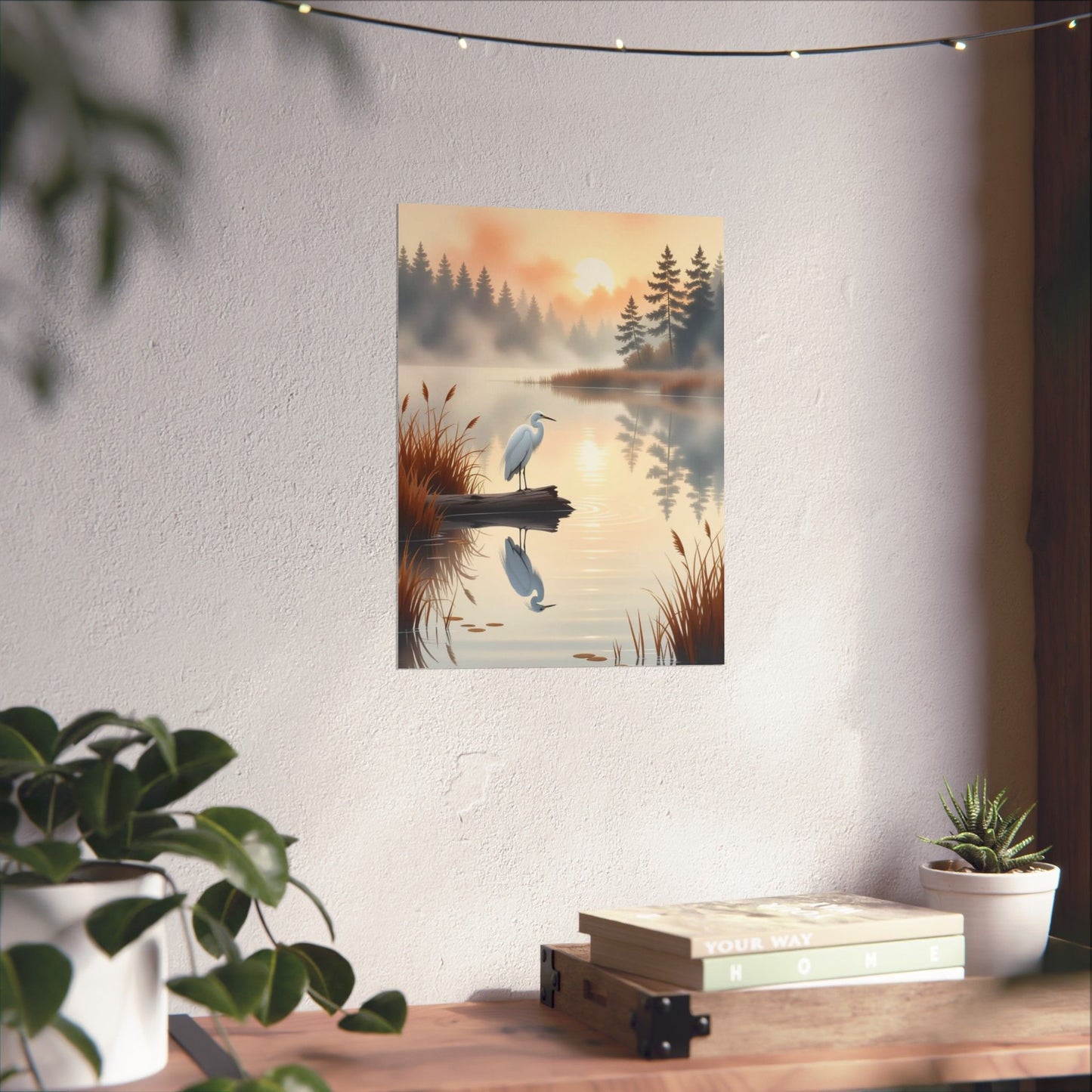 Digital download Posters - Nature-Inspired Tranquil Landscape Art Wall Decor