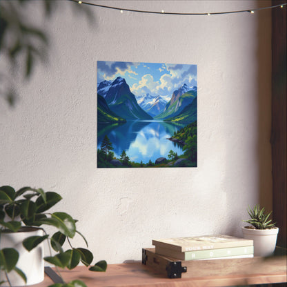 Posters - Landscape Norwegian Fjords