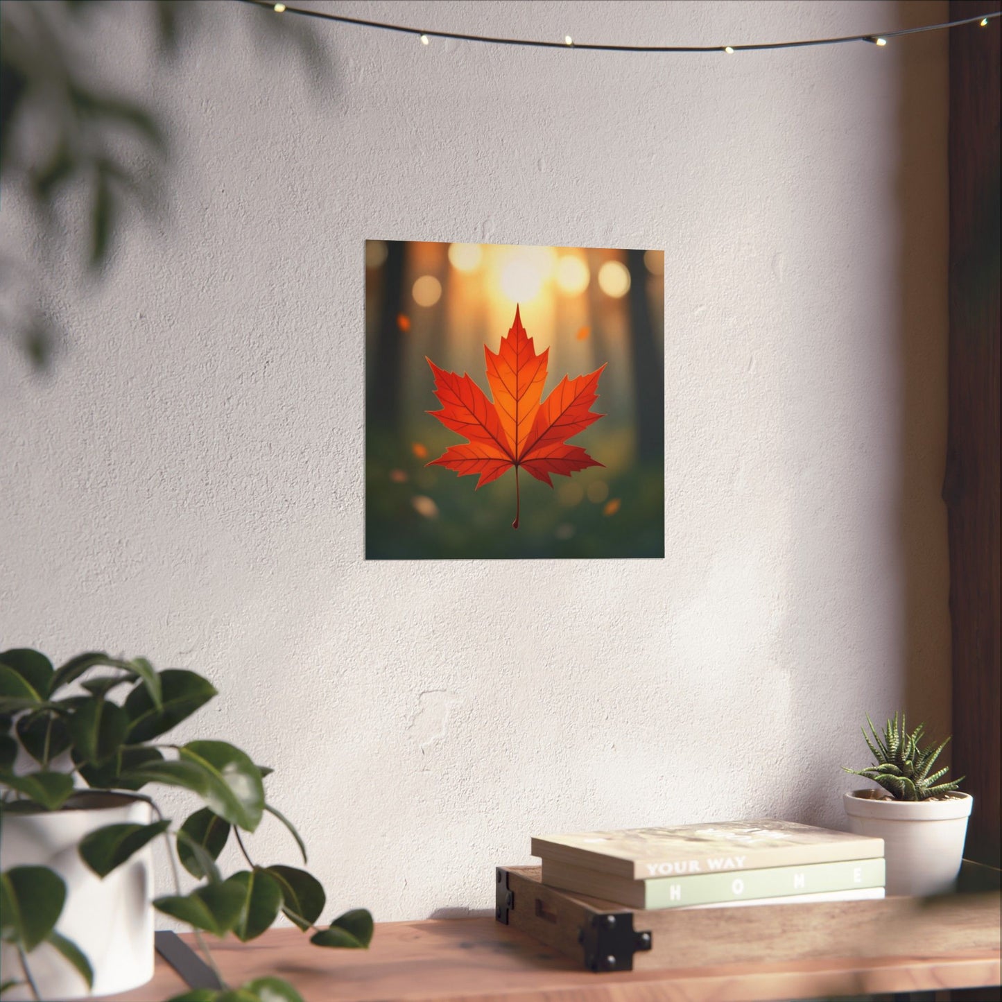 Digital download Poster Maple Leaf Design
