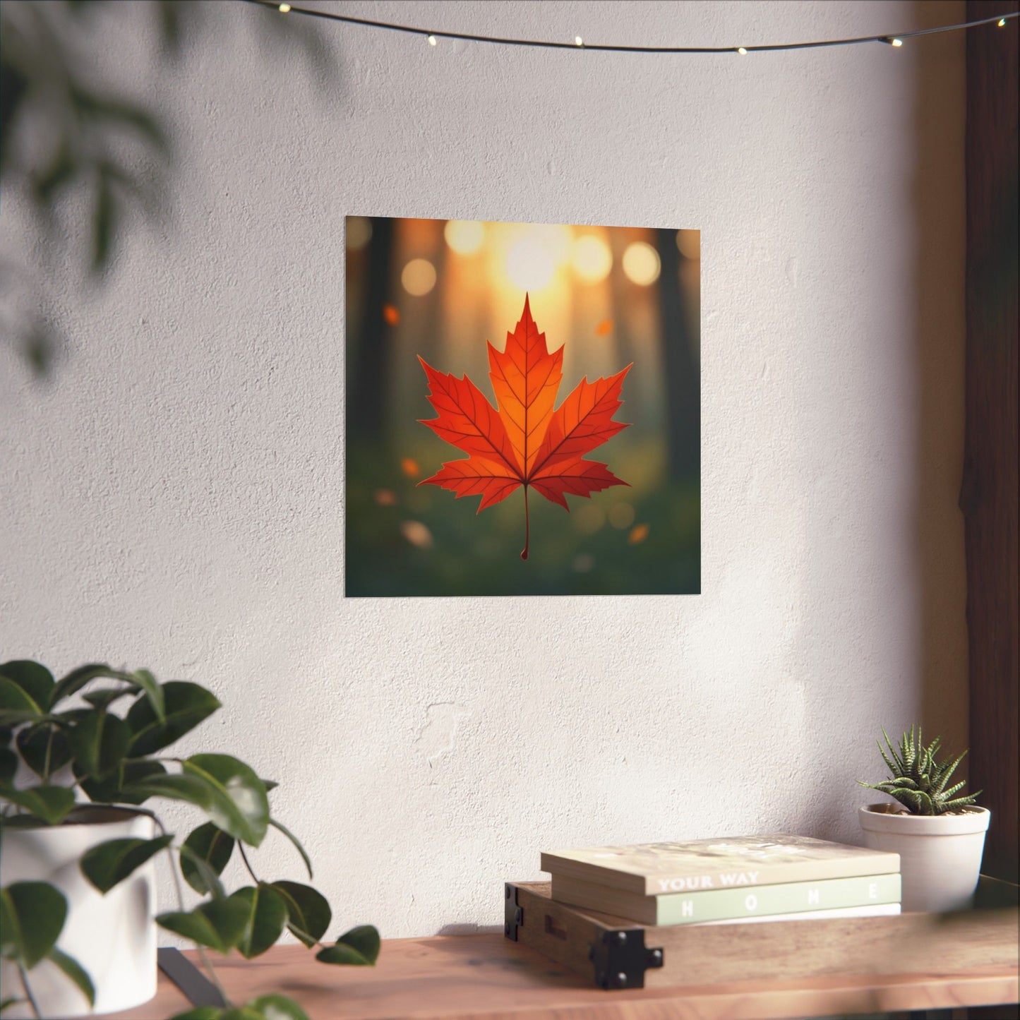 Digital download Poster Maple Leaf Design