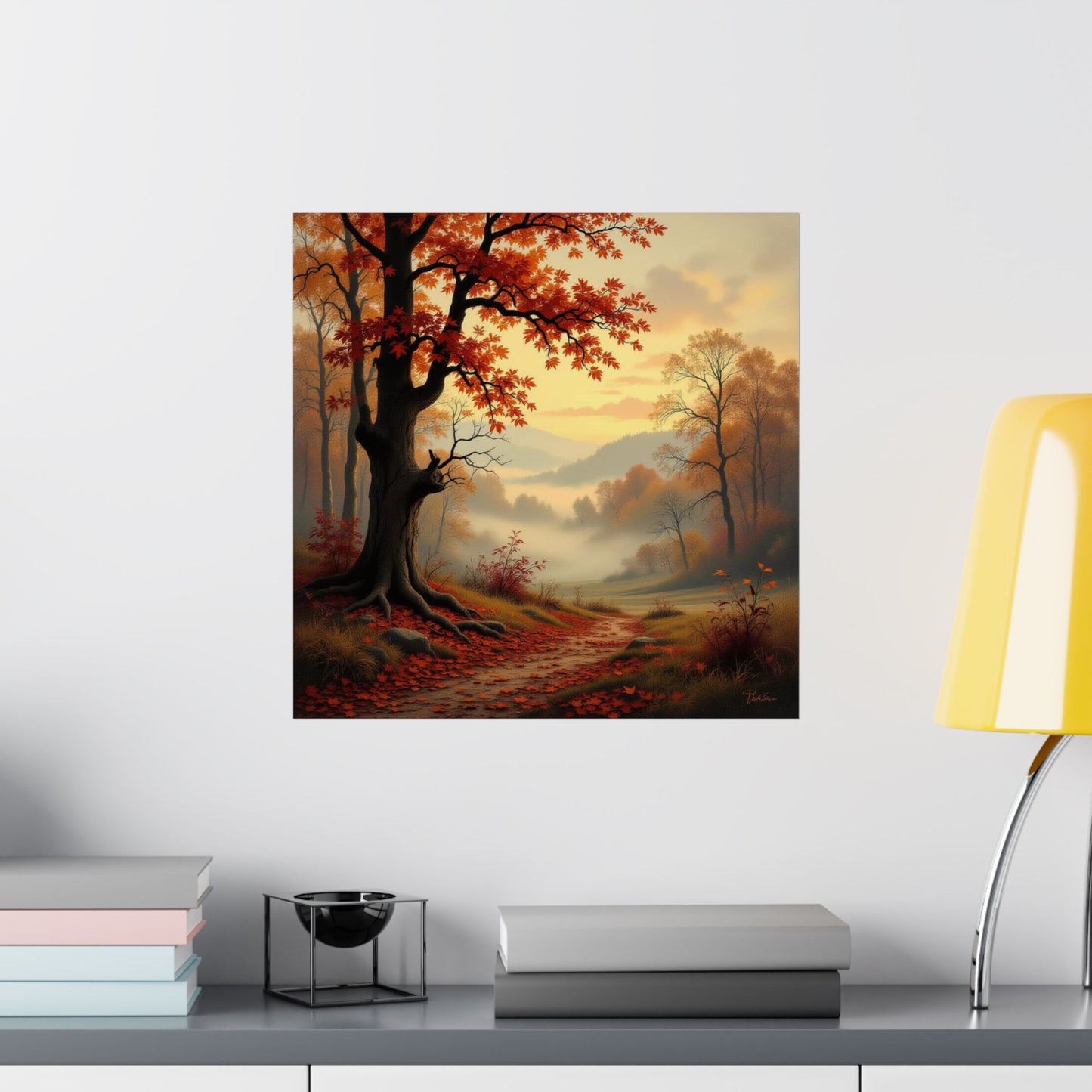 Digital download Posters - Autumn Landscape Matte Fall Decor