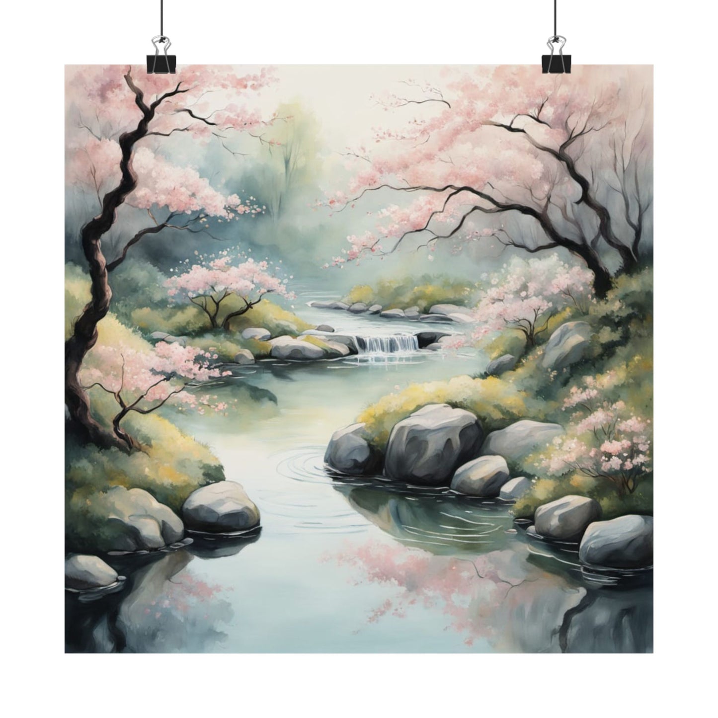 Poster Japanese Zen Garden Wall Decor