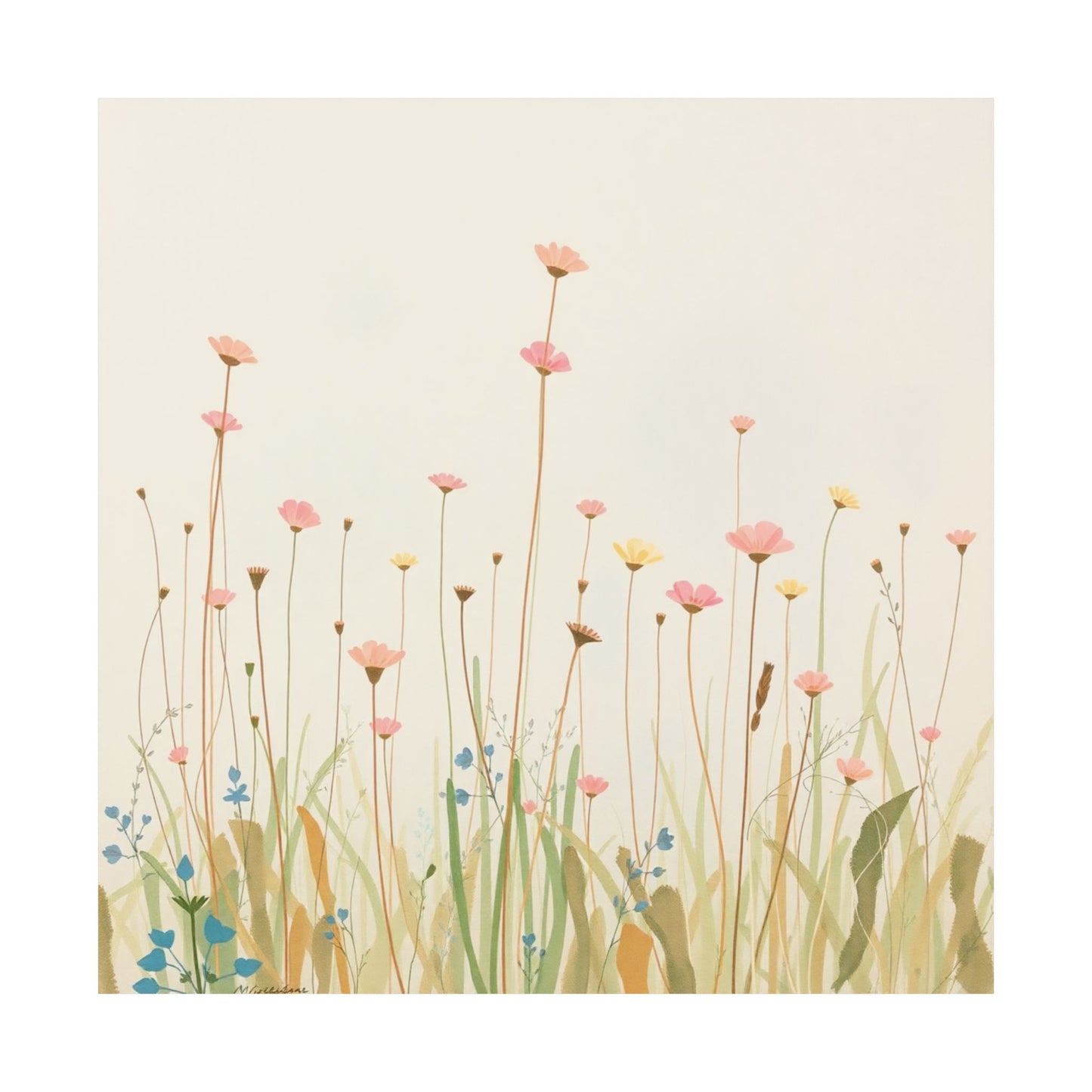 Digital download Floral Wall Art Print, Beautiful Matte Vertical Posters, Home Decor, Spring Decor, Gift for Her, Minimalist Unframed Art