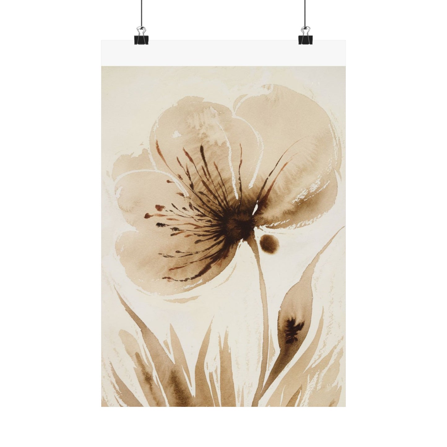 Elegantes pósteres florales mate, decoración de pared, láminas artísticas, decoración del hogar, ideas de regalo para ella
