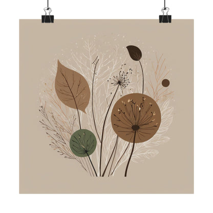 Láminas de arte botánico, decoración de pared inspirada en la naturaleza, arte minimalista para el hogar, regalo para amantes de las plantas, arte de pared para la sala de estar