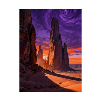 Digital download Poster - Desert Sunset Print