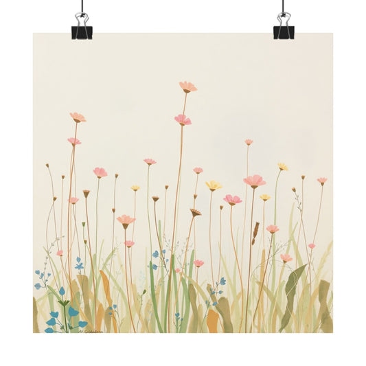 Digital download Floral Wall Art Print, Beautiful Matte Vertical Posters, Home Decor, Spring Decor, Gift for Her, Minimalist Unframed Art