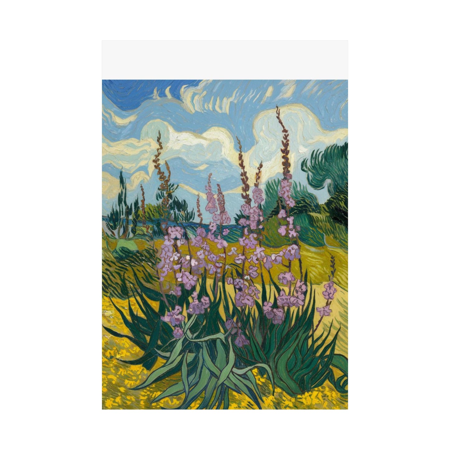 Impression d'art floral, décoration murale botanique, décoration d'intérieur élégante, inspiration nature, cadeau pour elle, décoration pour amateurs d'art, impressionnisme