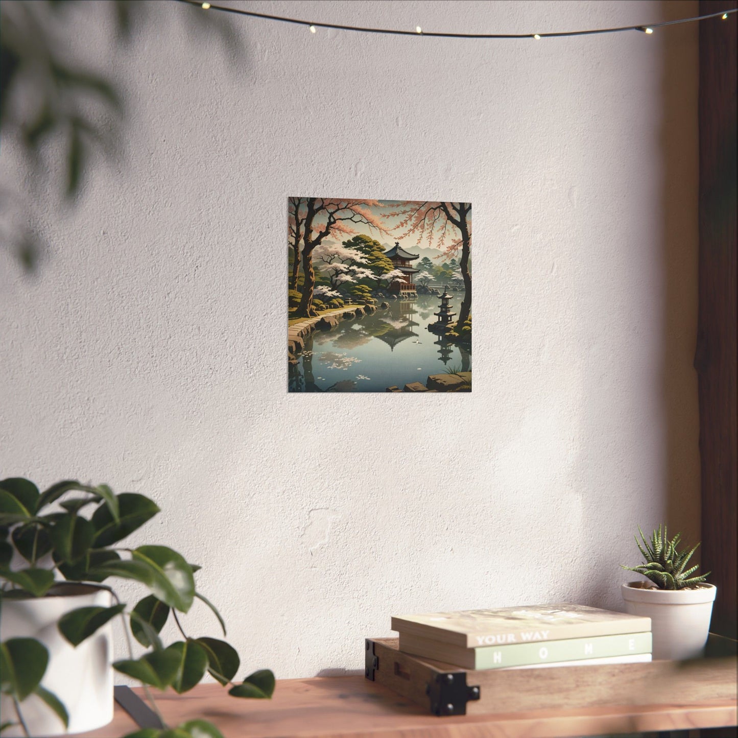 Digital download Poster Serene Japanese Garden
