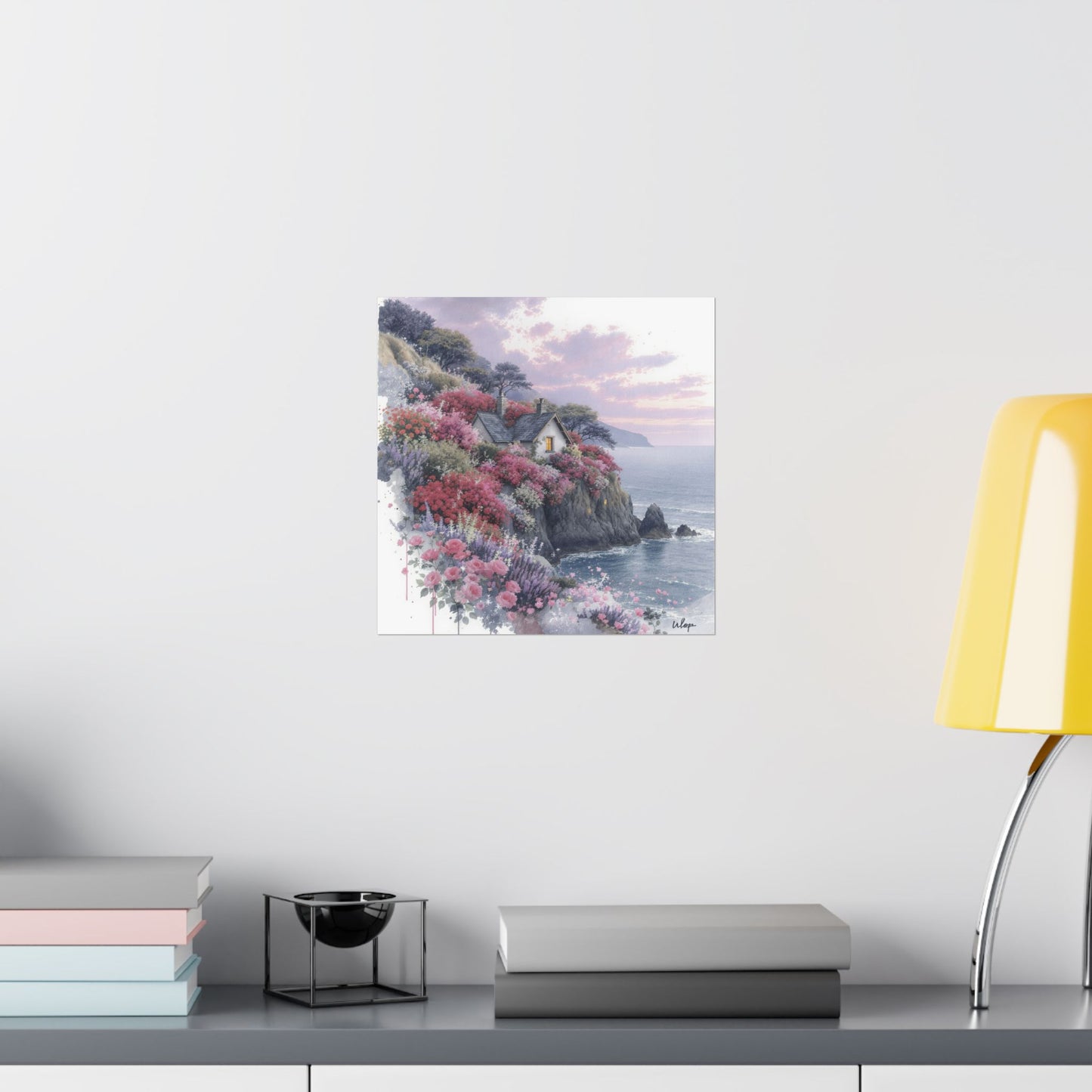 Digital download Coastal House Matte Poster