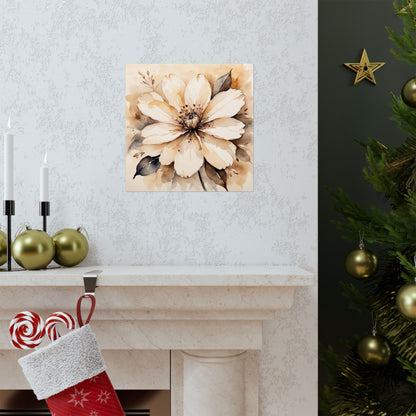 Descarga digital: Impresión de arte floral, decoración de pared mate, póster botánico moderno, arte estético para el hogar, arte de pared con flores, regalo para amantes de las flores.