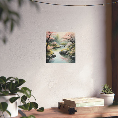Poster Japanese Zen Garden Wall Decor