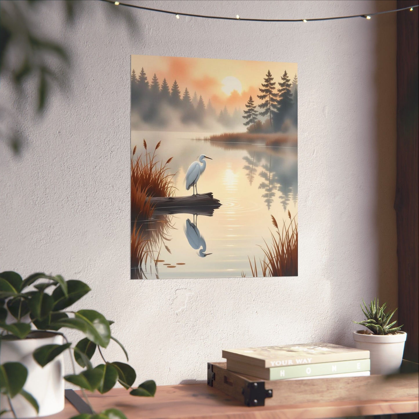 Digital download Posters - Nature-Inspired Tranquil Landscape Art Wall Decor