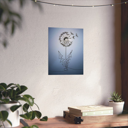 Vertical Poster Dandelion