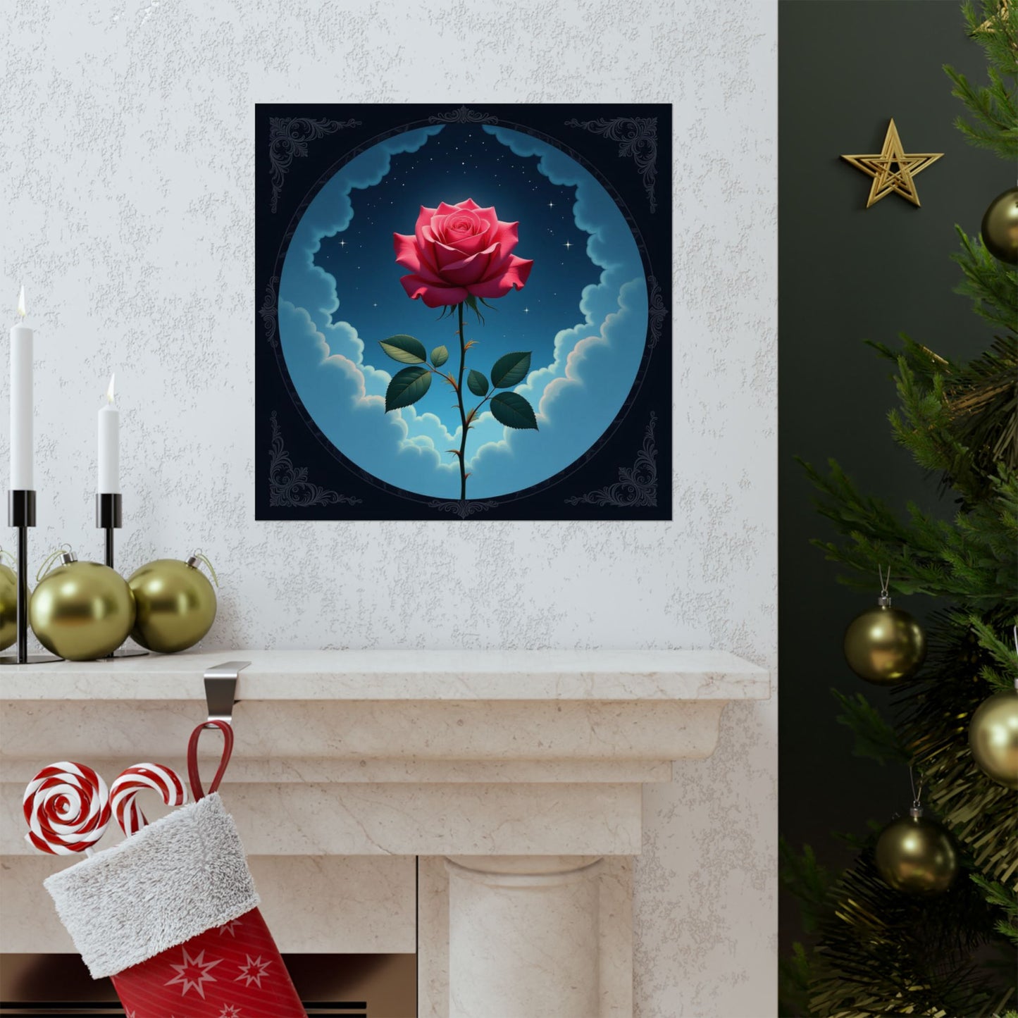 Rose Art Poster Print - Poster