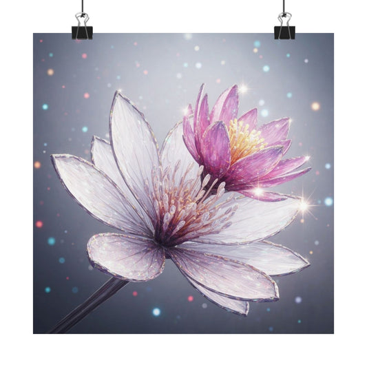 Poster - Ethereal Flowers Design