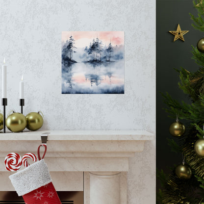 Scenic Matte Vertical Posters, Nature Art Prints, Wall Decor, Minimalist Home Art, Landscape Artwork, Gifts for Nature Lovers