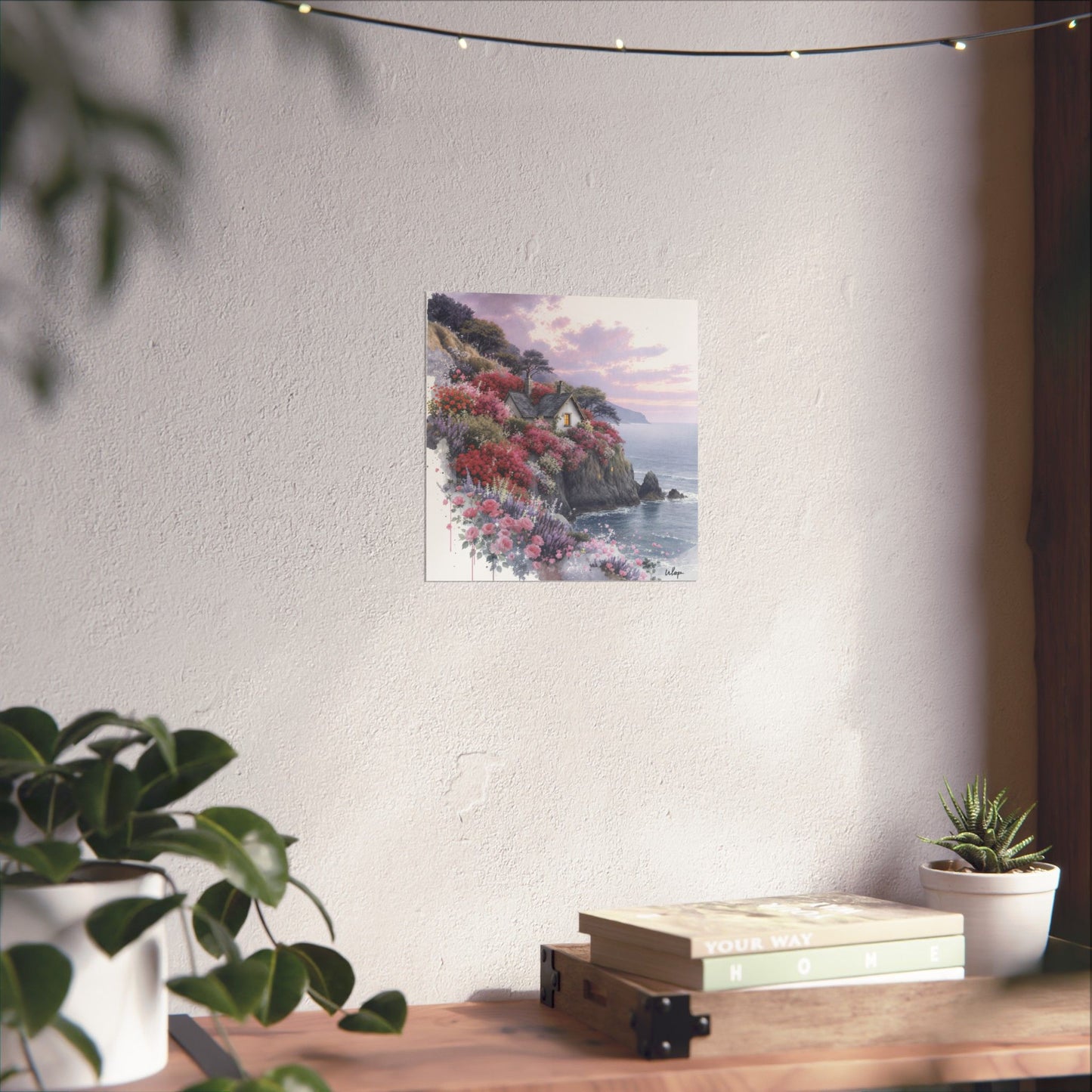 Digital download Coastal House Matte Poster