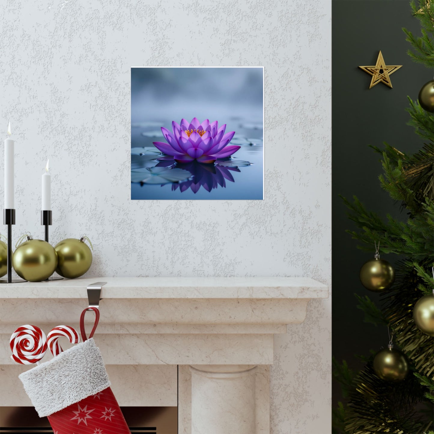 Póster Naturaleza Tranquila - Decoración floral para el hogar, arte mural, inspiración para la meditación, regalo para amantes de la naturaleza, decoración de oficina