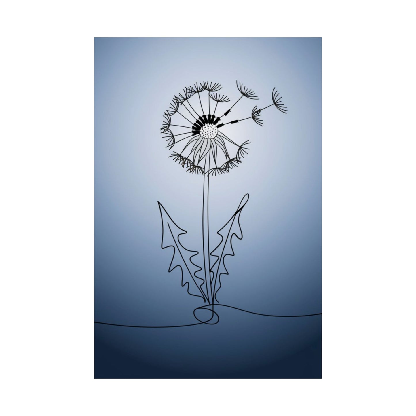 Vertical Poster Dandelion