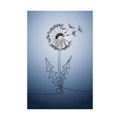 Vertical Poster Dandelion