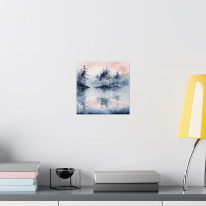 Scenic Matte Vertical Posters, Nature Art Prints, Wall Decor, Minimalist Home Art, Landscape Artwork, Gifts for Nature Lovers