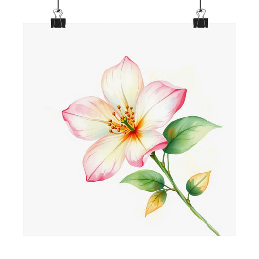 Láminas florales para pared, pósteres mate para decoración del hogar, obras de arte botánicas, ideas de regalo para amantes de las flores, decoración elegante para la habitación.