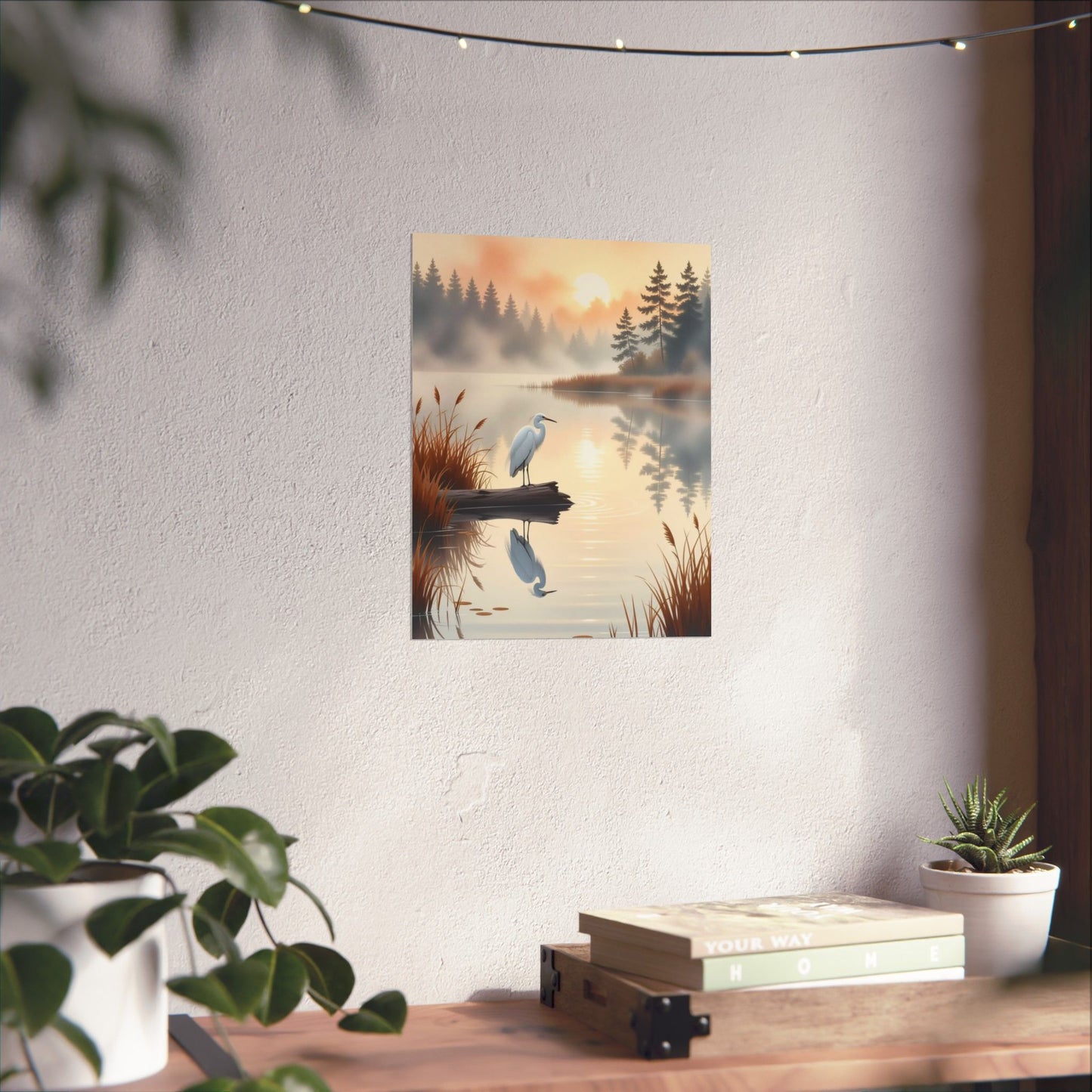 Digital download Posters - Nature-Inspired Tranquil Landscape Art Wall Decor