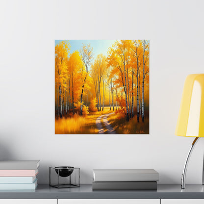 Digital download Posters - Forest at Fall Design