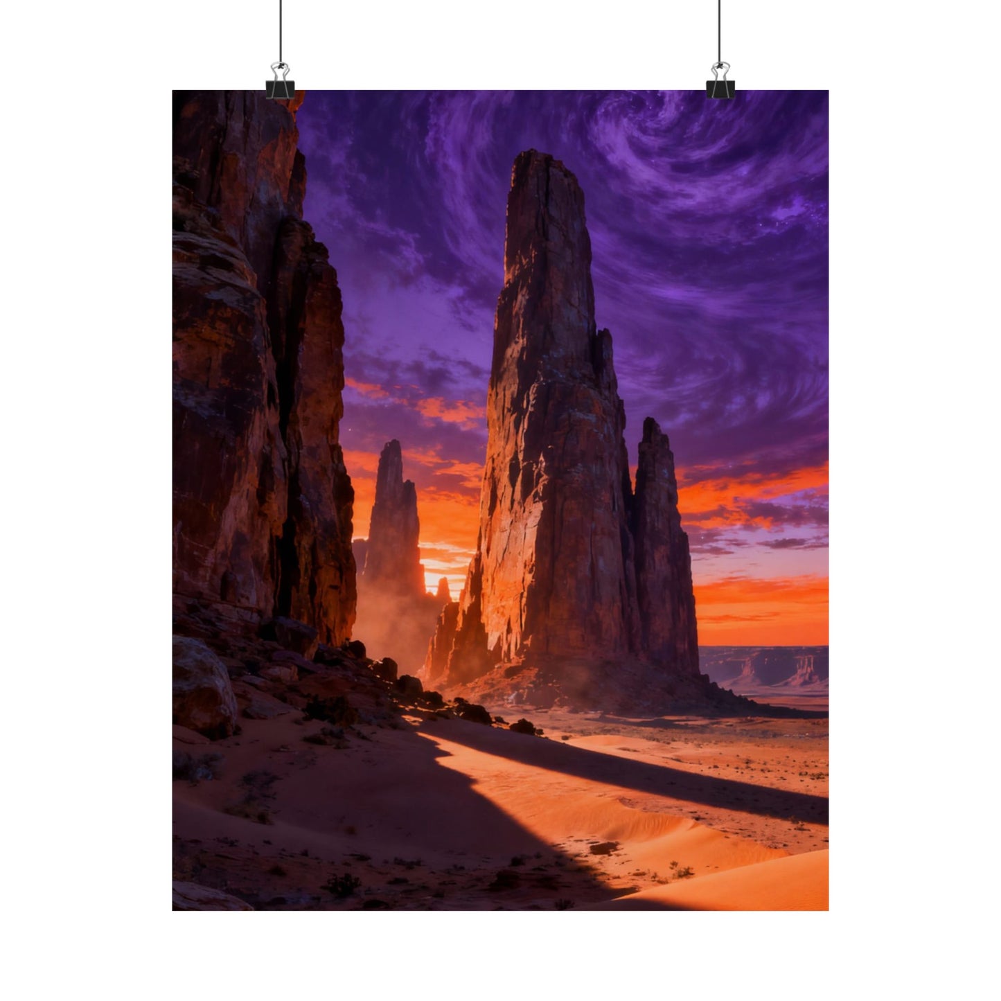 Digital download Poster - Desert Sunset Print